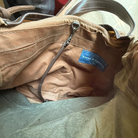 Rough and Tumble Large Canvas Leather MP 1904 Bag - Picture 4 of 9